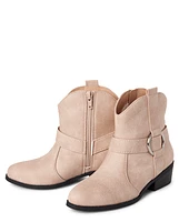 Girls Ankle Cowgirl Boots