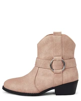 Girls Ankle Cowgirl Boots