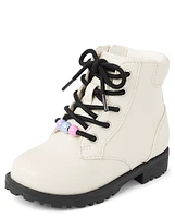 Toddler Girls Combat Boots