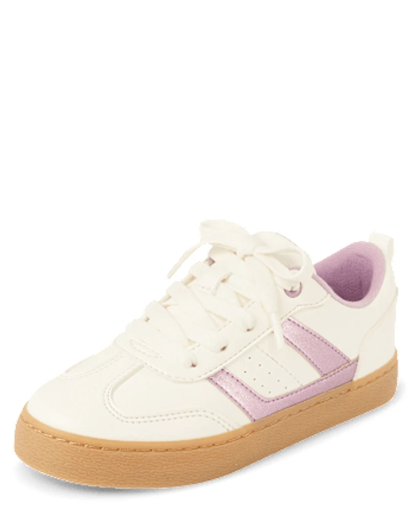 Girls Colorblock Low Top Sneakers