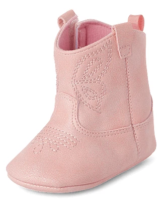 Baby Girls Butterfly Cowgirl Boots