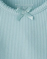 Baby And Toddler Girls Ribbed Tee