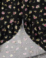 Girls Floral Smocked Midi High Low Dress
