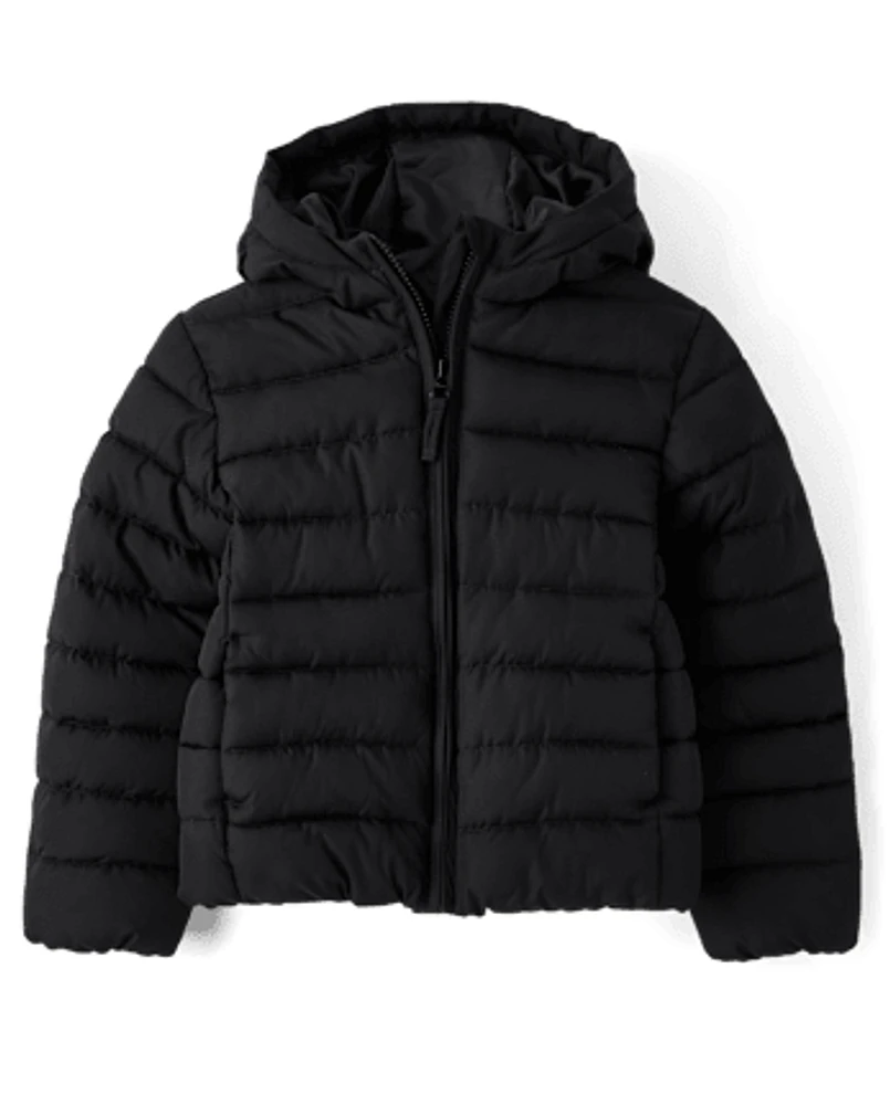 Girls Hooded Puffer Jacket