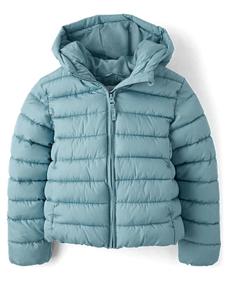 Girls Hooded Puffer Jacket