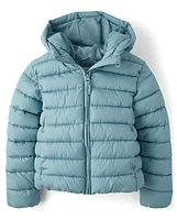 Girls Hooded Puffer Jacket
