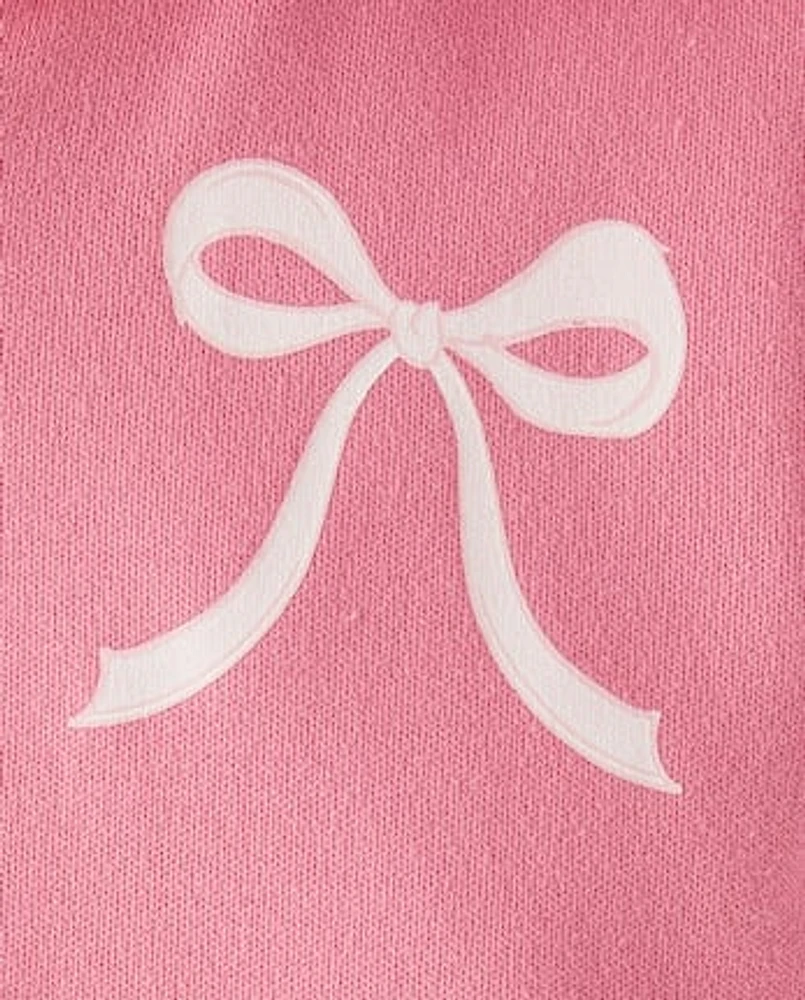 Baby Girls Bow 3-Piece Outfit Set