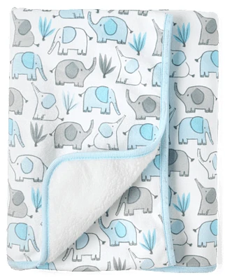 Baby Boys Elephant Cozy Blanket