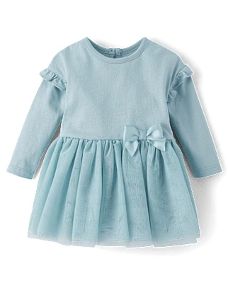 Baby Girls Tutu Bodysuit Dress