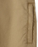 Boys Stretch Roll Cuff Pull On Chino Pants