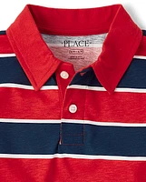 Boys Striped Polo