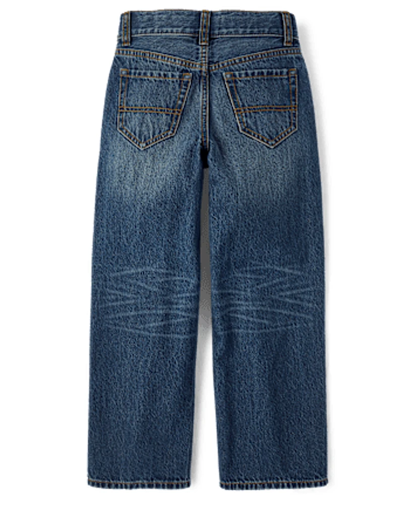 Kids Ripped Baggy Jeans