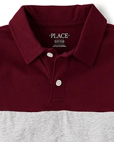 Boys Colorblock Polo