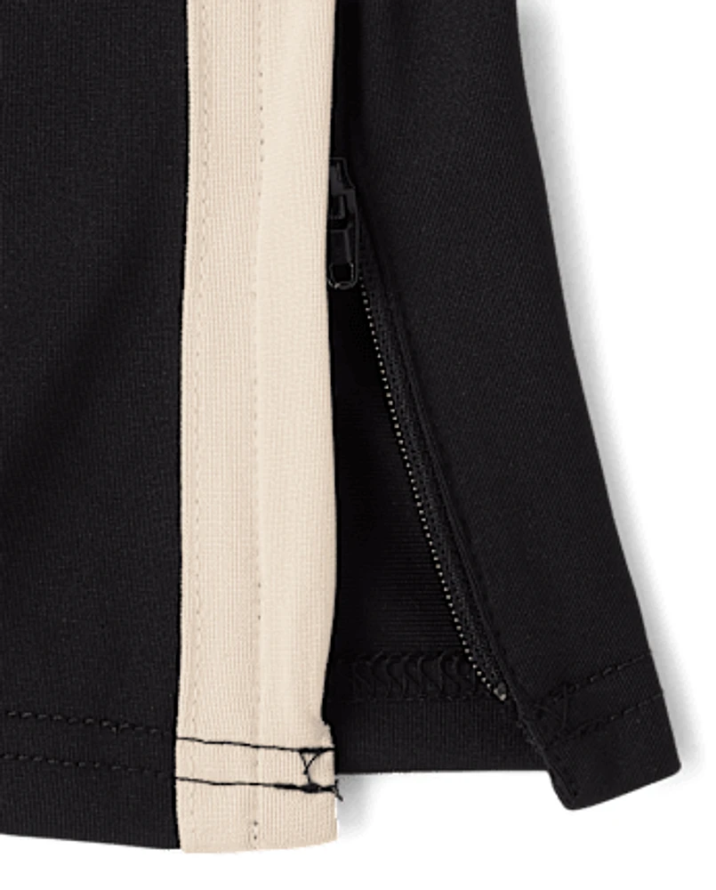 Kids Side Stripe Wide Leg Track Pants