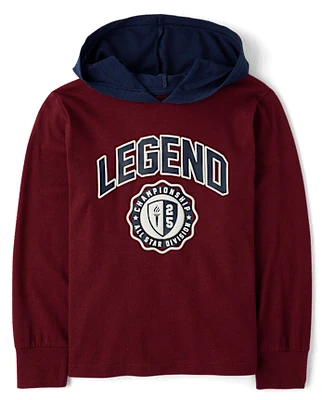 Boys Varsity Hooded Top