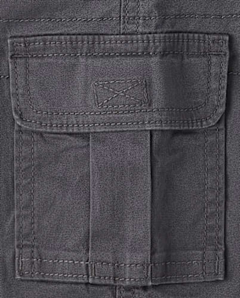 Pantalon cargo ample à enfiler pour bébé et tout-petit
