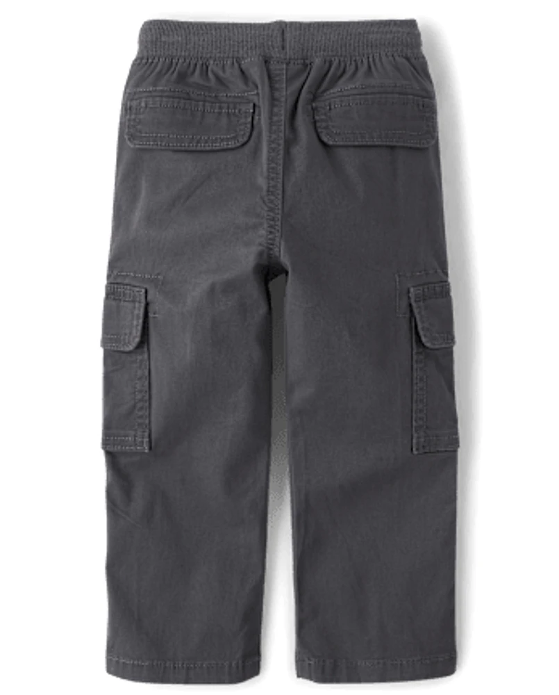 Pantalon cargo ample à enfiler pour bébé et tout-petit