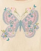 Toddler Girls Butterfly Top 4-Pack