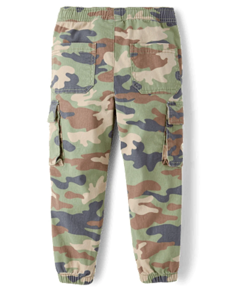 Baby And Toddler Camo Pull On Cargo Jogger Pants
