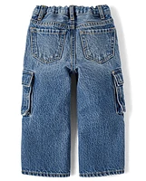 Baby And Toddler Baggy Cargo Jeans
