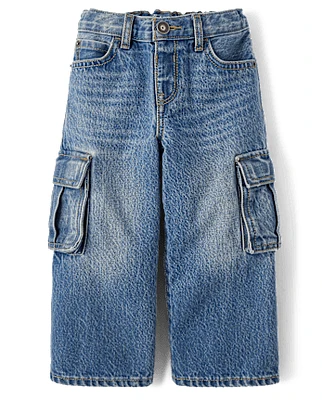 Baby And Toddler Baggy Cargo Jeans