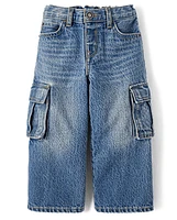 Baby And Toddler Baggy Cargo Jeans