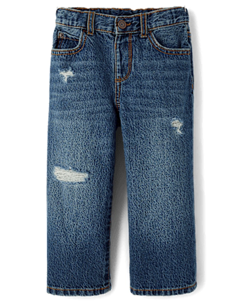 Baby And Toddler Ripped Baggy Jeans