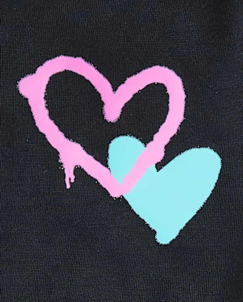 Girls Heart 3-Piece Pajama Set