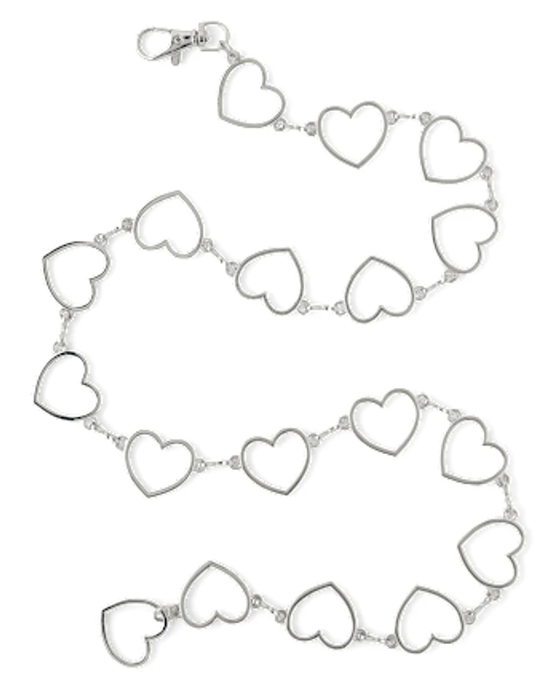 Girls Heart Chain Belt
