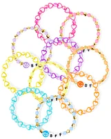 Girls BFF Beaded Bracelet 10-Pack