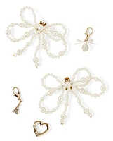 Girls Bow Shoelace Charm 5-Pack