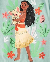 Girls Moana™ Flowers Graphic Tee