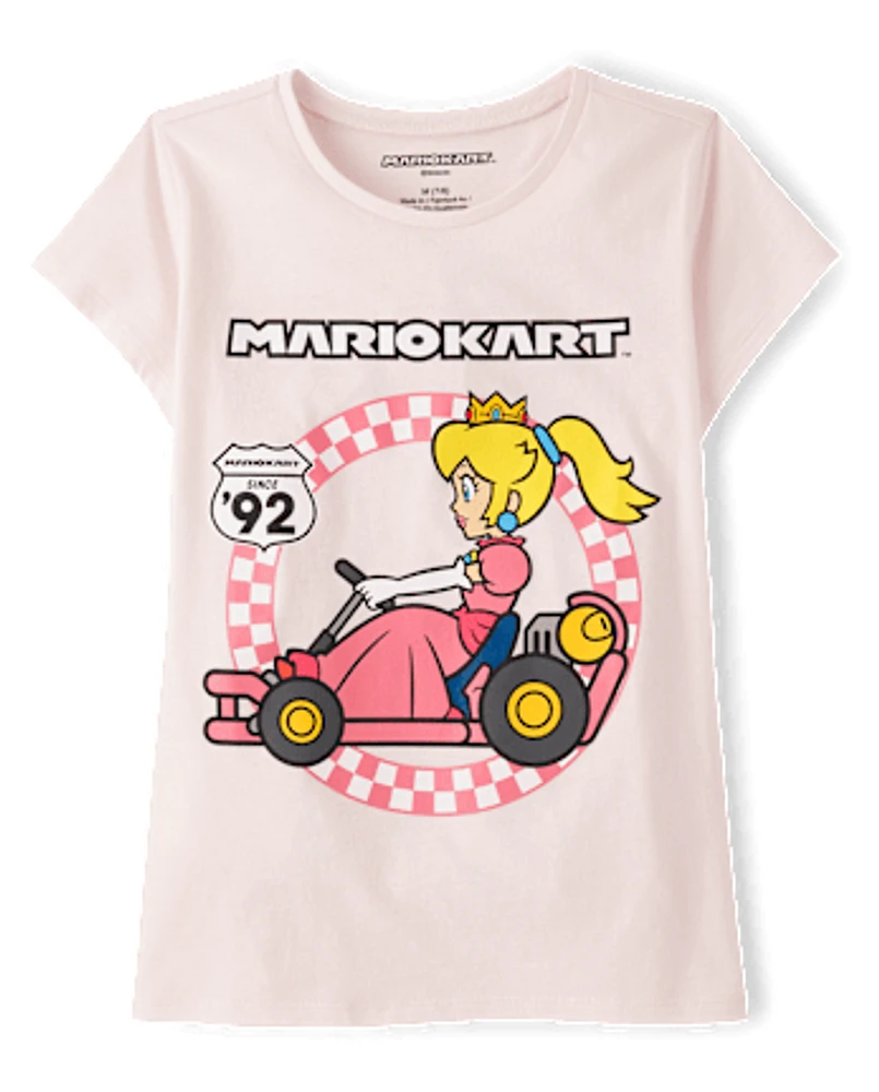 Girls Mario™ Princess Peach Mario Kart Graphic Tee