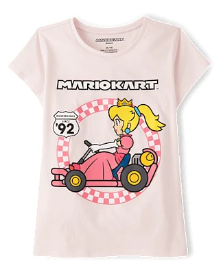 Girls Mario™ Princess Peach Mario Kart Graphic Tee