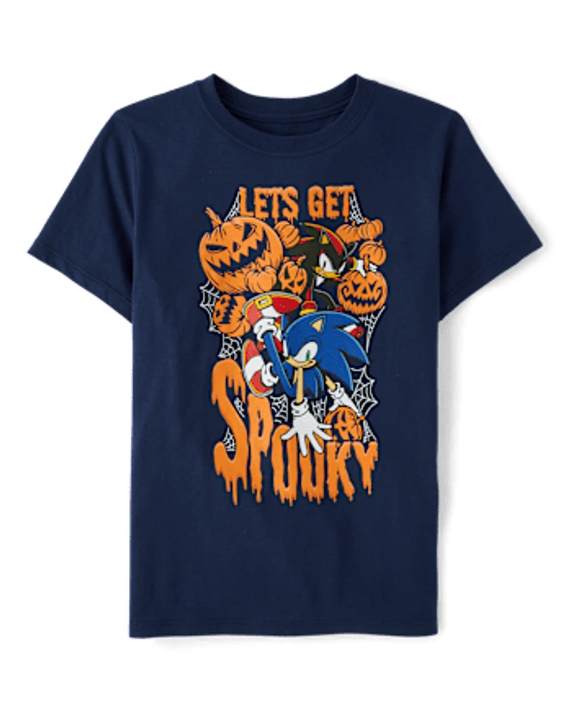 Boys Halloween Sonic Graphic Tee
