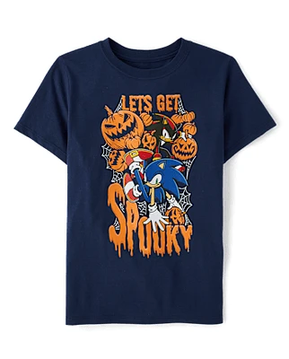 Boys Halloween Sonic Graphic Tee