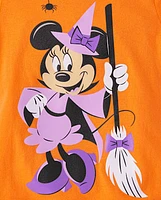 Toddler Girls Witch Minnie Graphic Tee