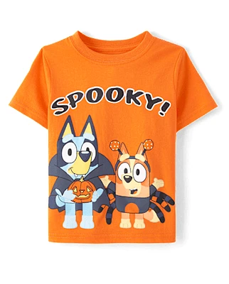 Toddler Boys Spooky Bluey Graphic Tee