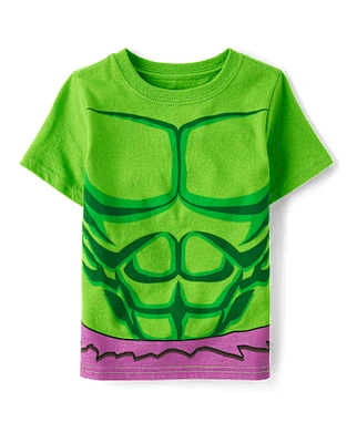 Toddler Boys Hulk Costume Graphic Tee