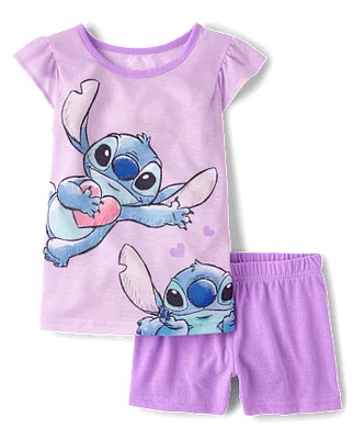 Girls Lilo And Stitch Pajamas