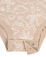 Baby Boys Huggies Dinosaur Bodysuit 3-Pack