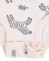 Baby Girls Huggies Zebra Bodysuit 3-Pack