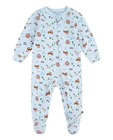 Baby Boys Huggies Farm Animal Footed Coverall