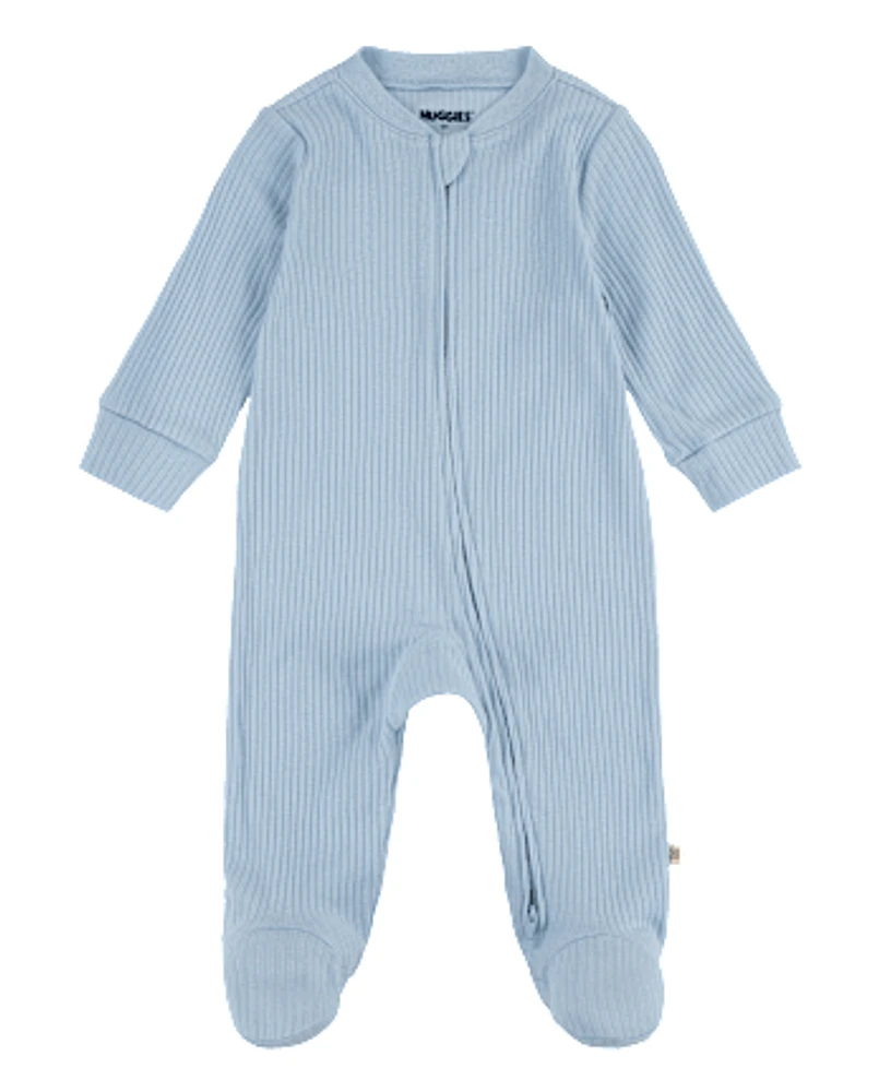 Baby Boys Huggies Ribbed Footed Coverall