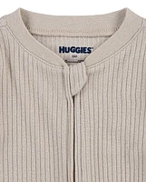 Baby Huggies Ribbed Footed Coverall