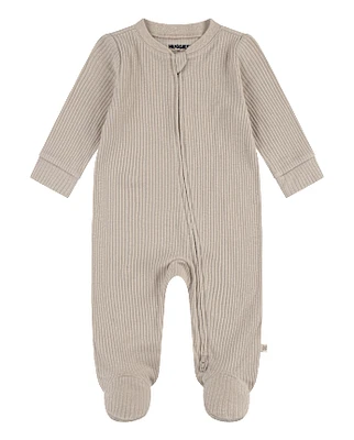 Baby Huggies Ribbed Footed Coverall