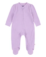 Baby Girls Huggies Ribbed Footed Coverall