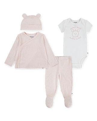 Baby Girls Huggies Gingham 4-Piece Take Me Home Set