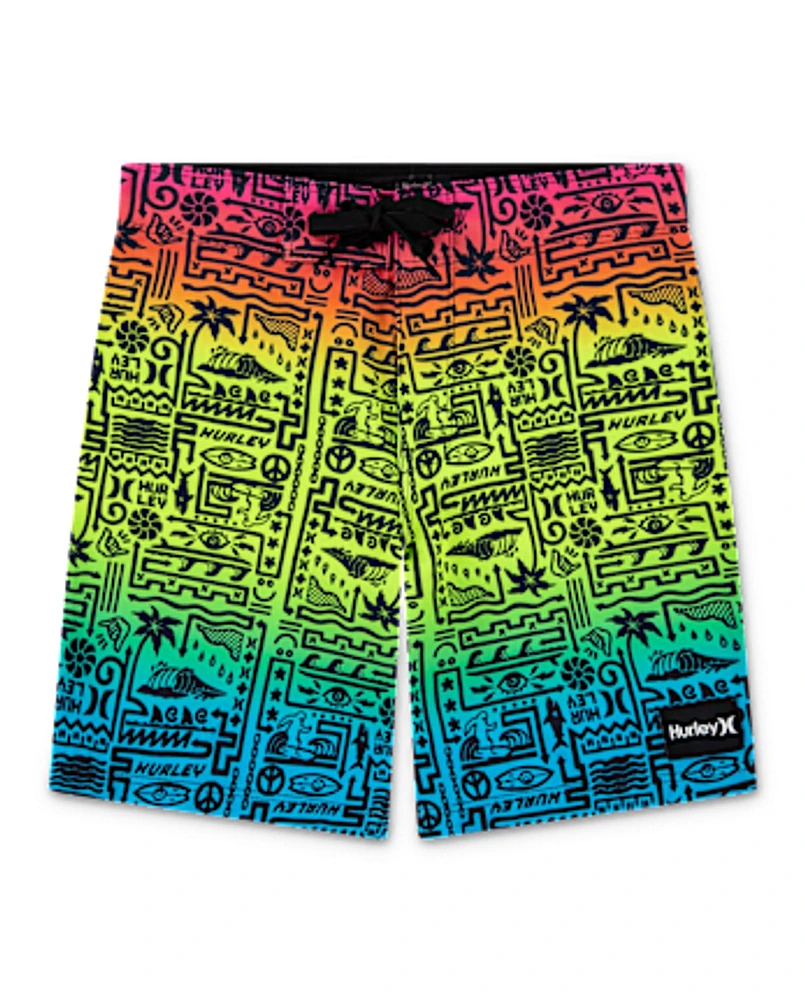 Boys Hurley Print Boardshorts