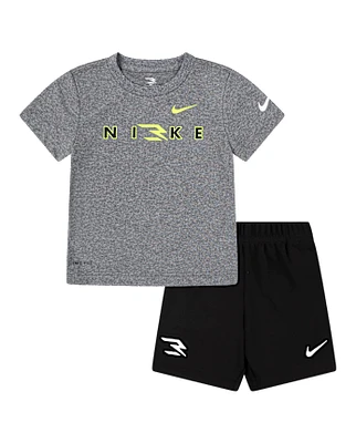 Toddler Boys Nike 3BRAND by Russell Wilson Graphic 2-Piece Outfit Set